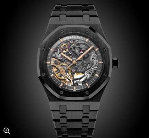 audemars piguet skeleton black